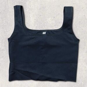 H&M Sport • Black Activewear Top